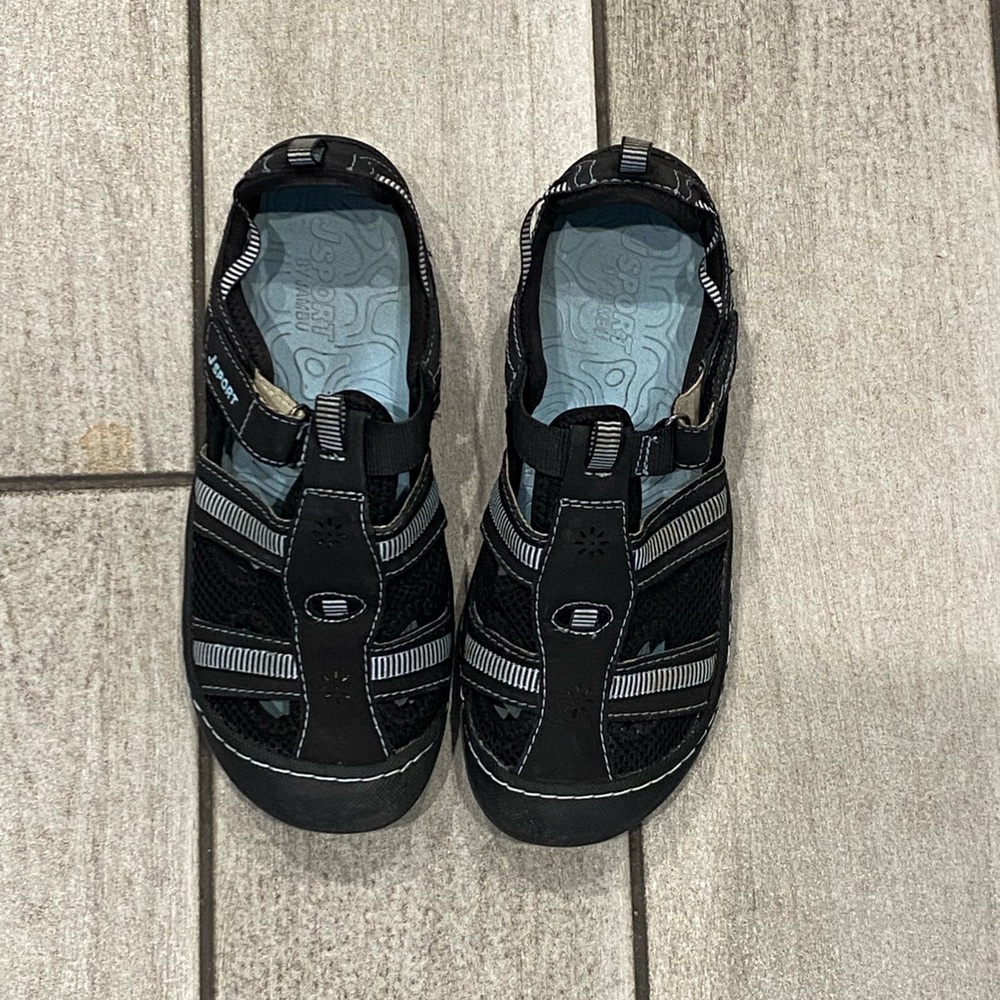 Kids Black and Gray Shoes